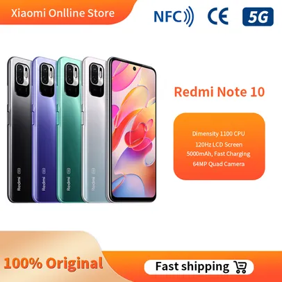 Smartphone Xiaomi redmi note 10 4g+128gb