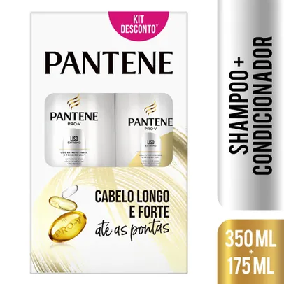 Shampoo Pantene Liso Extremo 350 ml + Condicionador 175 ml