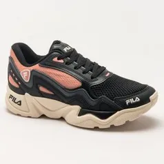 Tênis Fila feminino Interceptor Preto/Rosa