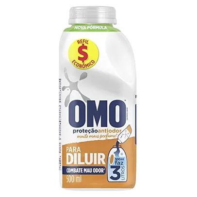 (REC) Sabão Liquido Refil Omo Proteção Antiodor 500ml