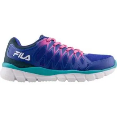 Tênis Feminino Fila Vertex W Azul, Verde, Azaleia