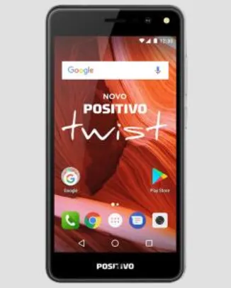 Smartphone Positivo Twist S511 Dual Chip Android 7.0 Tela 5.0 16BG Câmera 8MP Cinza R$ 199,00