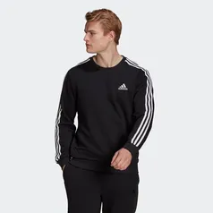 Blusa Moletom Essentials 3-Stripes Adidas