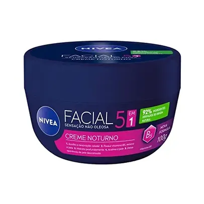 NIVEA Creme Facial Noturno - Auxilia a renovação celular e hidrata profundamente  - 100g