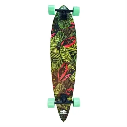 APP | Skate Longboard Mormaii Breeze Folhas ABEC-7 Preto E Verde