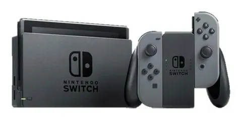 Nintendo Switch 32GB Standard - cinza e preto