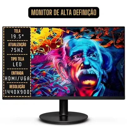 Computador Completo Intel Core i5 8GB ssd 512GB Windows 10 Monitor LED 19.5 hdmi