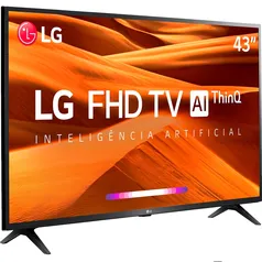 Smart TV LED 43" Full HD LG 43LM 631 PRO 3 HDMI 2 USB Wi-Fi ThinQ Al Conversor Digital
