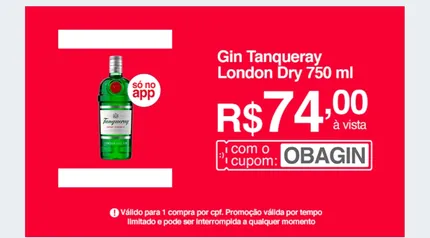 Gin Tanqueray London Dry 750 ml