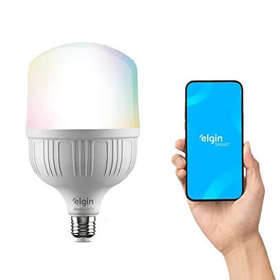 Lâmpada Inteligente 30W Elgin Color RGB Wifi Compatível com Alexa e Google Home