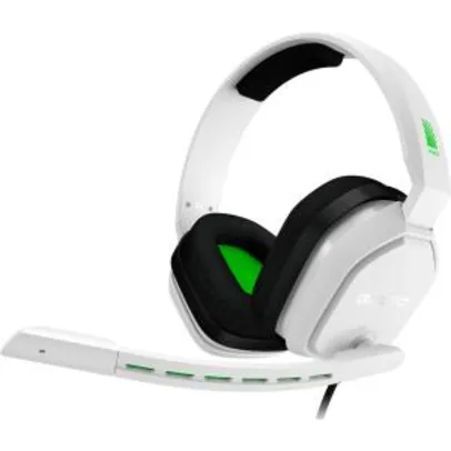 Headset Gamer Logitech Astro A10, White/Green | R$444