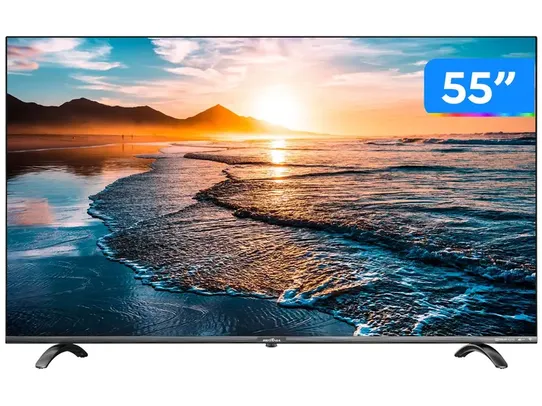 Smart Tv Uhd D-Led 55 Britania Btv55q20n5sbl - Wi-Fi 4 Hdmi 2 Usb