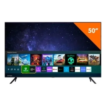 Smart TV Samsung 50" 4K Crystal UHD, UN50AU7700