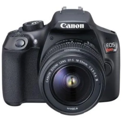 Câmera Canon Semi Profissional EOS Rebel T6 18MP - R$ 1399