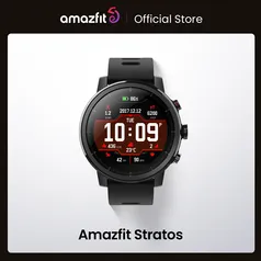 Amazfit Stratos Smartwatch relógio inteligente gps contagem de calorias 50m à prova d'agua 