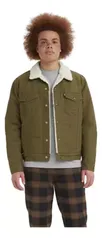 Jaqueta Levis Type 3 Sherpa Trucker Verde 