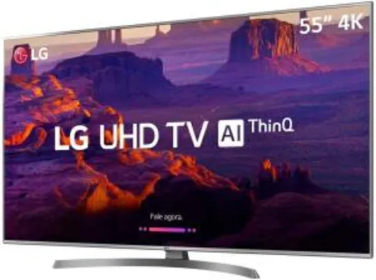 Smart TV LED PRO 55'' Ultra HD 4K LG 55UM761 c/ Alexa - R$2299