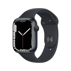 Apple Watch Series 7 GPS, 45mm Caixa Meia-noite de Alumínio