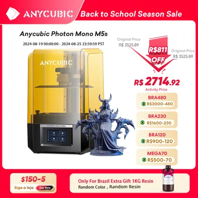 Impressora 3D ANYCUBIC Photon Mono M5s