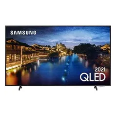 Smart TV Samsung 50´ 4K QLED 50Q60A, Tela Infinita, Processador IA, HDR10+, Design Slim, Alexa Built In