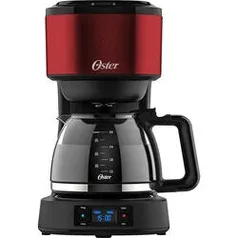 Cafeteira Oster Day Light Red Programável R$ 189