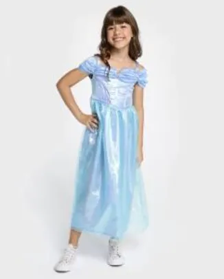 Vestido Cinderela Disney - Azul Claro | R$ 60