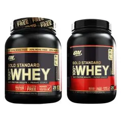 Kit 1 Whey Protein 100% 1.09kg + 1 Whey Protein 100% 907 G - Optimum Nutrition 2