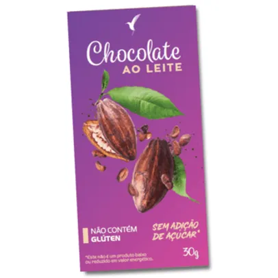 Chocolate Ao Leite com Colágeno 30g - Kit com 15 unidades | R$102