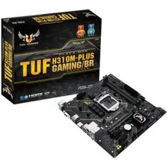 Placa-Mãe Asus TUF H310M-Plus Gaming/BR, Intel LGA 1151, mATX, DDR4, R$599