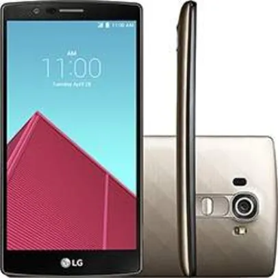[Sou Barato] LG G4 Dual Chip Desbloqueado Android 5.1 Lollipop Tela 5,5'' 32GB Wi-Fi Câmera de 16MP por R$ 1430
