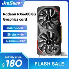 Placa de vídeo AMD Radeon 6600m 8gb JIESHUO