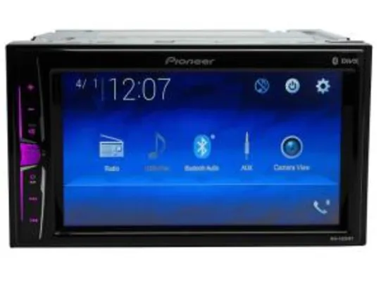 Multimidia Automotivo Pioneer MVH-A208VBT LCD 6,2” - Bluetooth 23 W RMS Entrada para Câmera de Ré USB | 570