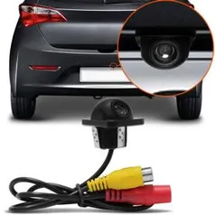 Câmera de Ré Automotiva Colorida Universal 12V Modelo Tartaruga - R$ 24