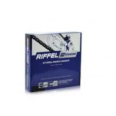 Kit Relação Cg 125 Fan (05-08)Titanium C/ Corrente - Riffel R$ 72