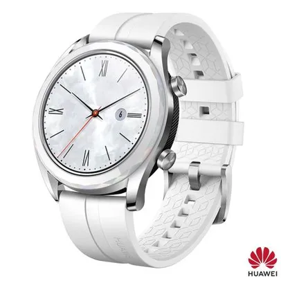 Smartwatch GT Ella-B19P Huawei Inox com 1,2'', Pulseira de Silicone, Bluetooth e 128MB