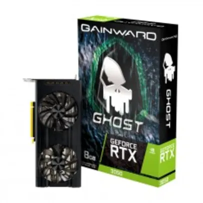 Placa de Vídeo Gainward GeForce RTX 3050 Ghost, 8GB, GDDR6, DLSS, Ray Tracing, NE63050019P1-190AB