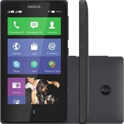 [Americanas] Smartphone Dual Chip Nokia X Desbloqueado Preto Nokia Platform 1.1 Conexão 3G Memória Interna 4GB por R$ 360
