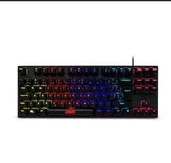 Teclado Gamer Mecânico Multilaser GK-510 TKL, LED Rainbow, Switch Blue, ABNT2, Black, TC258