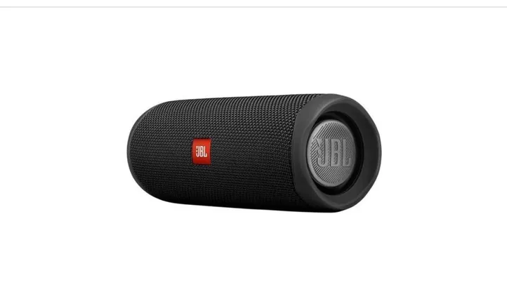 Caixa de Som Portátil JBL Flip 5 com Bluetooth, À Prova D'água - Preto R$521