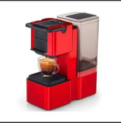 Cafeteira Espresso TRES Pop Plus Multibebidas Automática - Vermelha | R$208