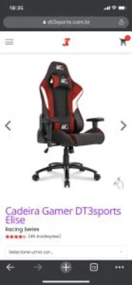 Cadeira Gamer DT3sports Elise | R$ 1080