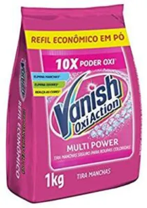 [PRIME/Recorrência] Tira Manchas em Pó Vanish Oxi Action Pink, 1kg | R$ 13,69