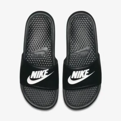 Sandália Nike Benassi JDI Masculina - Preto e Branco | R$76