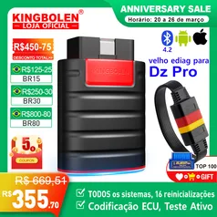 Ferramenta de Diagnostico Automotivo KINGBOLEN Ediag Old Version V1.23.004