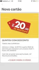 [USUÁRIOS SELECIONADOS] R$ 20,00 de desconto no shellbox