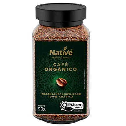 Native, Café Solúvel Liofilizado Orgânico 90g