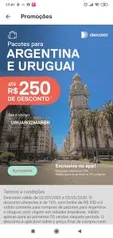 PACOTES ARGENTINA E URUGUAI ( APP DECOLAR)