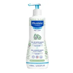 Gel Lavante Suave Mustela Bebê Corpo e Cabelo 500ml