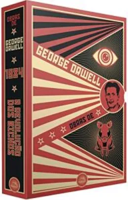 Box Obras De George Orwell + Pôster + Marcadores + Cards Capa comum | R$ 33