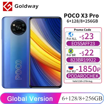 global POCO X3 Pro 6GB 128GBeSnapdrago 860 FHD+ 120Hz